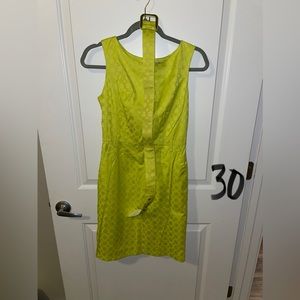 Banana republic - highlighter yellow dress size 2